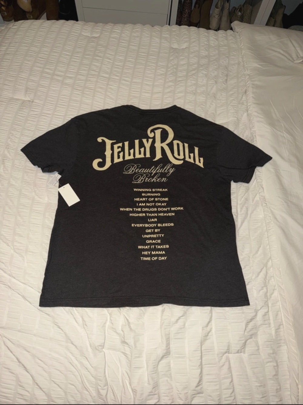 Jelly Roll gray Graphic Skull Tee - Jelly Roll - Picture 5 of 6